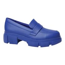 Sapato Feminina Quiz 641747-20 Mocassim Sem Cadarço Salto Flatform Tratorado Sapato Feminina Quiz 641747-20 Mocassim Sem Cadarço Salto Flatform Tratorado