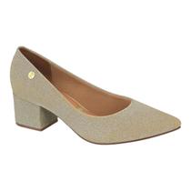 Sapato Feminina Vizzano 1220.315 Scarpin Salto Baixo Casual Confortavel