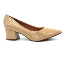 Sapato Feminina Vizzano 1220.315 Scarpin Salto Baixo Casual Confortavel