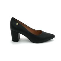 Sapato Feminina Vizzano 1290.500 Scarpin Salto Grosso Alto Social