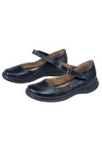 Sapato Feminino Baixo Bico Redondo Conforto em Couro Dia a Dia