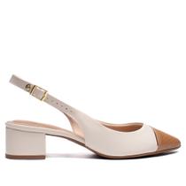 Sapato Feminino Beira Rio Bico Fino Napa Turim Off White Sapato Feminino Beira Rio Bico Fino Napa Turim Off White