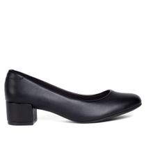 Sapato Feminino Beira Rio Casual Salto Bloco Preto