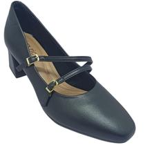 Sapato Feminino Beira Rio Napa Turim com Fivela Dupla Sapato Feminino Beira Rio Napa Turim com Fivela Dupla