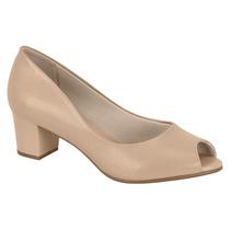 Sapato Feminino Beira Rio Scarpin Bico Redondo Aberto Salto Grosso Conforto Sapato Feminino Beira Rio Scarpin Bico Redondo Aberto Salto Grosso Conforto