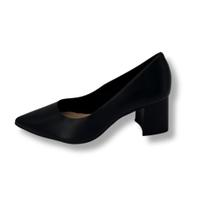 Sapato feminino bottero bico fino salto bloco couro Sapato feminino bottero bico fino salto bloco couro