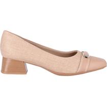 Sapato Feminino Casual Dia a Dia Passeio Trabalho Salto Médio Conforto Piccadilly 160077