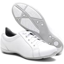 Sapato Feminino Com Cadarço Para Emfermagem 227/01 Branco - BMBRASIL