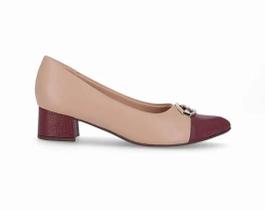 Sapato Feminino Com Salto Bloco Piccadilly 739078 Sapato Feminino Com Salto Bloco Piccadilly 739078
