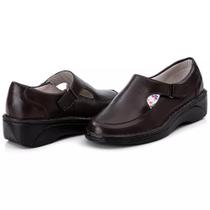 Sapato Feminino Comfort Couro natural R F210 Sapato Feminino Comfort Couro natural R F210