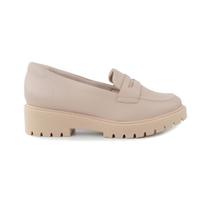 Sapato Feminino Comfortflex Mocassim Creme - 2373301