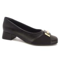 Sapato Feminino Comfortflex Plus Preto - 2495