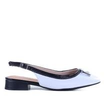 Sapato Feminino Comfortflex Slingback 2482331 Branco