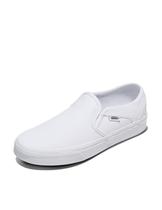 Sapato feminino confortável Vans Asher Slip-On, branco, tamanho 7,5 Sapato feminino confortável Vans Asher Slip-On, branco, tamanho 7,5