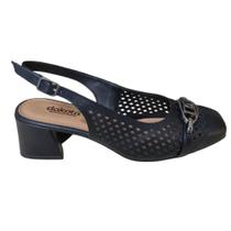 Sapato Feminino DAKOTA Slingback Salto Bloco D0082