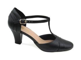 Sapato Feminino de Danças em Couro Marlinês 6505