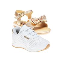 Sapato Feminino e Sandalia Papete - KIT 2 PARES Tam 23 ao 34