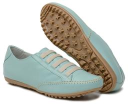 Sapato Feminino Em Couro Casual Leve e Macio Lançamento