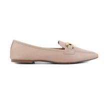 Sapato Feminino Giulia Domna Mocassim Monaco Bege - 1420