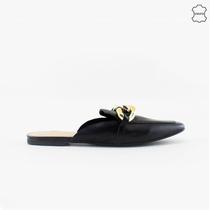 Sapato Feminino Giulia Domna Mule Stone Preto 141.02/212