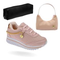 Sapato Feminino Infantil Tam 24 ao 34 Com Bolsa E Estojo