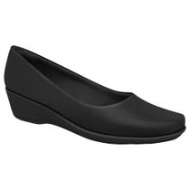 Sapato Feminino Ivone Anabela Preto Piccadilly 143133-325