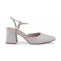 Sapato Feminino M. Rose 009-102 Salto Bloco