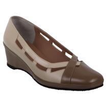 Sapato Feminino Marinucci S142 Castor Marfim