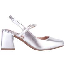Sapato Feminino Mary Jane Boneca Romântica Bico Quadrado Salto Médio Moda