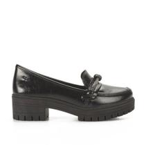 Sapato Feminino Mississipi Loafer Tratorado Q8556