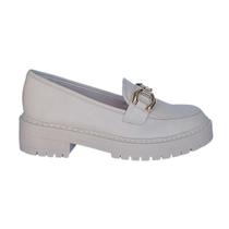 Sapato Feminino Mocassim Bebecê Alcaparra e Aveia