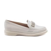 Sapato Feminino Mocassim Moleca Branco