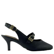 Sapato Feminino Modare Preto Avela Creme 7013580 Sapato Feminino Modare Preto Avela Creme 7013580