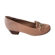 Sapato Feminino Modare Salto Baixo Ultra Conforto - Nude