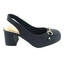 Sapato Feminino Modare Slingback 7373.116 - Preto Sapato Feminino Modare Slingback 7373.116 - Preto