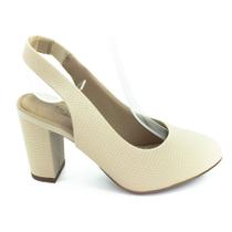 Sapato Feminino Modare Slingback 7377.120 - Off White Sapato Feminino Modare Slingback 7377.120 - Off White