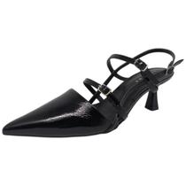 Sapato Feminino Moderno Conforto Slingback Lia Line Sapato Feminino Moderno Conforto Slingback Lia Line