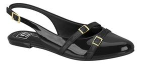 Sapato Feminino Moleca Sapatilha Aberta Atras Mule Slingback