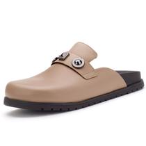 Sapato Feminino Mule Clog Conforto Slip On Sua Cia