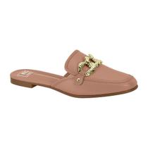 Sapato Feminino Mule Mocassim Moleca Nude