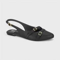 Sapato Feminino Mule Moleca 5444.332 - Bico Fino Confortável Sapato Feminino Mule Moleca 5444.332 - Bico Fino Confortável