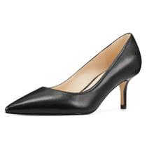 Sapato feminino Nine West Arlene Pump de couro preto 5,5 EUA/35,5 UE Sapato feminino Nine West Arlene Pump de couro preto 5,5 EUA/35,5 UE