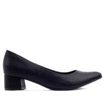 Sapato Feminino Piccadilly Casual Bico Fino Preto