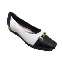 Sapato Feminino Piccadilly Confortável Anabela Baixo Joanete