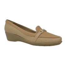 Sapato Feminino Piccadilly Loafer Anabela Confy 143215