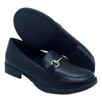 Sapato Feminino Piccadilly Loafer Leci Salto Baixo