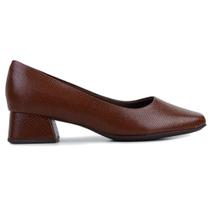 Sapato Feminino Piccadilly Marrom Conhaque - 1600 Sapato Feminino Piccadilly Marrom Conhaque - 1600