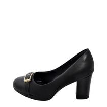 Sapato Feminino Piccadilly Salto Alto REF: 130243 NAPA STRETCH-VERNIZ