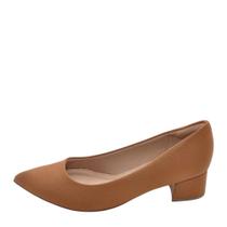 Sapato Feminino Piccadilly Salto Baixo REF: 739015 NAPA STRETCH SOFT