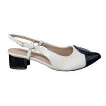 Sapato Feminino PICCADILLY Sling Back bicolor 739085